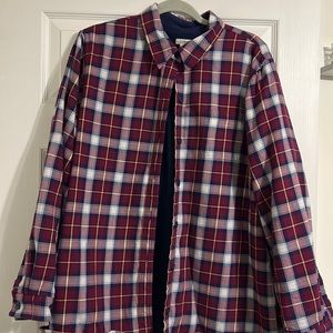 Women’s LL Beans Fleece lined Flannel